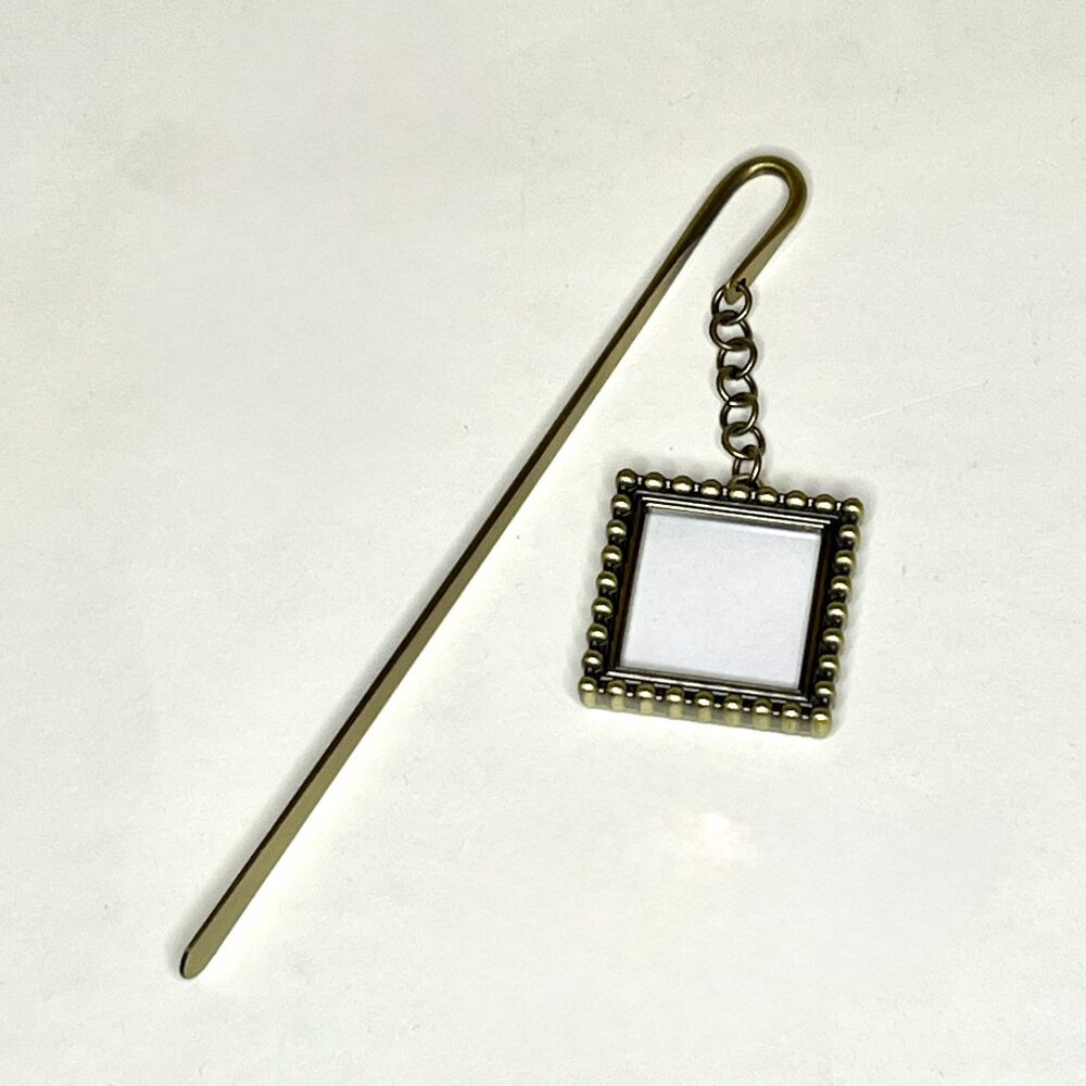 Creative Memories Bookmark with Picture Frame * Brass Tone